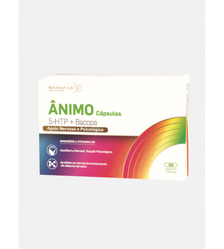 Animo 5 HTP + Bacopa - 60 Cápsulas - Bioceutica